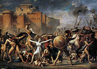 The Intervention of the Sabine Women Jacques Louis David